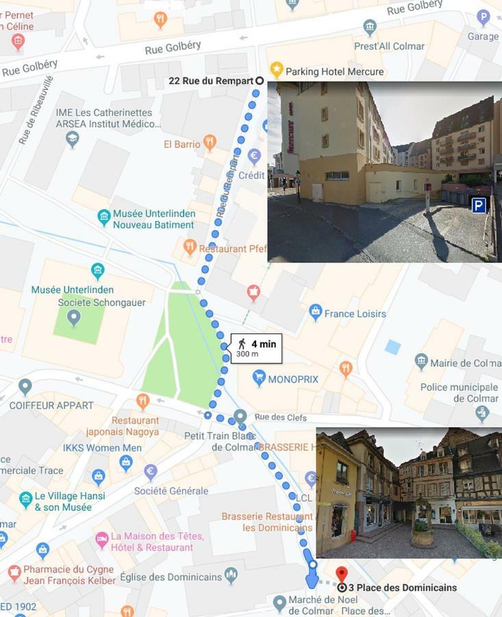 Апартаменты Duplex Des Dominicains - 1 Parking Gratuit - Hypercentre 6 Personnes Кольмар Экстерьер фото